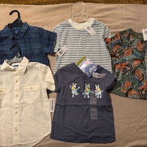 Blue Button Down Shirt One Pieces